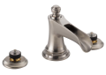 Brizo® 65361LF-NKLHP Rook™ Widespread Lavatory Faucet, Commercial, 1.5 gpm Flow Rate, 3 in H Spout, 6 to 16 in Center, Luxe Nickel, Pop-Up Drain, Import