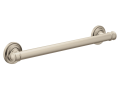 Moen® YG6412BN YG6412 Belfield™ Designer Grab Bar, 1-1/4 in Dia 12 in L, Brushed Nickel, Stainless, Import