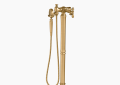 Kohler K-T72790-9M-2MB Artifacts(R) Floor-Mount Bath Filler Trim with Handshower - Vibrant Brushed Moderne Brass