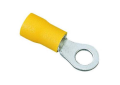 IDEAL® 83-2341 1-Hole Vinyl Insulated Ring Terminal, 12 to 10 AWG, 10 in Stud, Tin Plated Brass