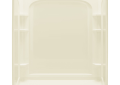 Sterling 72230106-96 60 inch x 34 inch x 75-3/4 inch Ensemble Series Curve Alcove Shower - Biscuit