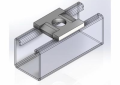 Empire 9002FFZ0038 Square Strut Washer With Guides, 3/8 in, 1/4 in THK