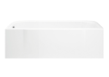 Sterling 71141112-0 60 inch x 30 inch x 17-1/4 inch Accord Series AFD Bath Tub with Left-Hand Drain - White