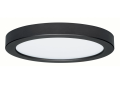 SATCO® S21541 Blink Dimmable Round Flush Mount Light Fixture, (1) LED Lamp, 120 V, Black Housing
