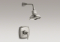Kohler T16235-4-BN Rite-Temp(R) Pressure-Balancing Valve Faucet Trim, Lever Handle