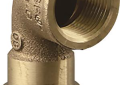 Viega 79525 ProPress 1/2 inch Press x 1/2 inch Female Lead Free Bronze 90 Degree Elbow with EPDM Sealing Element