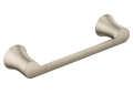 Moen® YB0286BN Hand Towel Bar, Doux™, 9 in L Bar, 2.06 in OAD x 2-1/2 in OAH, Stainless Steel/Zinc, Brushed Nickel, Import