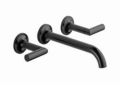 Brizo® 65875LF-BL Odin™ Lavatory Faucet, Commercial, 1.5 gpm Flow Rate, 8 in Center, Matte Black, 2 Handles, Function: Traditional