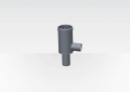 Centrotherm Eco Systems InnoFlue® ICTC0446 Twin Pipe-to-Concentric Adapter, Polypropylene L