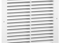 Hart and Cooley RH45-1010-W 10" x 10" Aluminum Return Air Grille - White