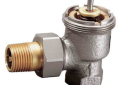 Honeywell V110E-1020/U Bronze 1 inch Female x 1 inch Male Hot Water or Steam Radiator Angle Valve less Actuator