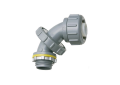 Arlington Zero to 90™ NMLT5090 Non-Metallic Liquidtight Conduit Connector, 1/2 in Trade, 90 deg, Plastic