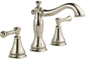Delta 3597LF-PNMPU Two Handle Widespread Bathroom Faucet - Polished Nickel
