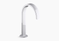 Kohler K-77968-CP Components(R) Bathroom Sink Spout with Ribbon Design - Polished Chrome