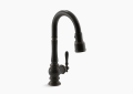 Kohler K-99261-2BZ Artifacts Single-Handle Kitchen Sink Faucet with Pull-Down Spray - Oil-Rubbed Bronze