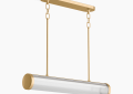 Kohler K-27267-CHLED-2GL Purist(R) 34" LED Linear Chandelier - Brushed Moderne Brass