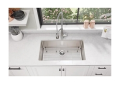 Elkay® ELUHH3017TPD Lustertone Iconix™ Kitchen Sink, Luminous Satin, Rectangle Shape, 30 in L x 17 in W Bowl x 9 in D Bowl, 32-1/2 in L x 19-1/2 in W x 9 in H, Undermount Mounting, 304 Stainless Steel