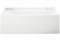 Sterling 71151120-0 60 inch x 32 inch x 20 inch Accord Series Bath Tub with Right-Hand Drain - White