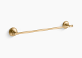 Kohler K-26499-2MB Eclectic 24" Towel Bar - Vibrant Brushed Moderne Brass