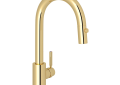 Perrin & Rowe U.4043ULB-2 Food Prep Faucet Single Hole, Holborn, Unlacquered Brass, 1.8 gpm Flow Rate
