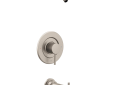 Moen® T2193NHBN Tub and Shower Trim, Brushed Nickel