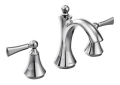 Moen T4520 Wynford Two Handle Widespread Bathroom Faucet - Chrome