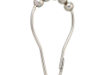 Moen® SR2100BN Shower Curtain Ring, 2.8 in L x 3.37 in W, Iron, Brushed Nickel, Import