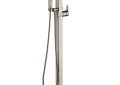DELTA® T4767-SSFL Ara® Tub Filler, 2 gpm Flow Rate, Brilliance® Stainless Steel, 1 Handles, Domestic, Commercial