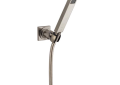 DELTA® 55530-SS Premium Wall Mount Hand Shower, Vero®, 1 Shower Head, 2 gpm, 69 in L Hose, 1/2-14 NPSM Connection, Stainless Steel, Import