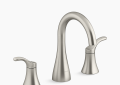 Kohler K-27390-4-BN Simplice(R) Widespread Bathroom Sink Faucet, 1.2 GPM - Vibrant Brushed Nickel