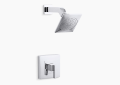 Kohler K-TS14670-4-CP Loure Rite-Temp Shower Valve Trim - Polished Chrome