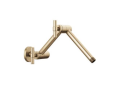 Brizo® RP81434GL Litze Jointed Shower Arm and Flange, 16 in L x 4-1/8 in W Arm, Solid Brass Arm, 1/2 in NPT, Import