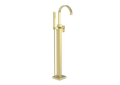 Newport Brass 2040-4261-04 Exposed Tub and Hand Shower Set - Free Standing - Satin Brass