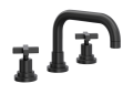 ROHL A2218XMMB-2 Lombardia U-Spout Widespread Bathroom Faucet - Matte Black