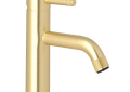 Rohl® A3702ILSUB-2 Campo Low Level Bathroom Faucet, 1.2 gpm Flow Rate, 1 Handles, 1 Faucet Holes, Satin Unlacquered Brass, Transitional Function