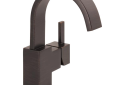 DELTA® 553LF-RB Vero® Lavatory Faucet, Commercial, 1.2 gpm Flow Rate, 5-1/4 in H Spout, 1 Handles, Pop-Up Drain, 1 Faucet Holes, Brilliance® Venetian Bronze, Function: Traditional