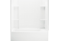 Sterling 71150110-0 60 inch x 32 inch x 74-/4 inch Accord Series Tub and Shower with Left-Hand Drain - White