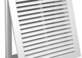 Hart and Cooley 96AFB 14" x 14" Steel Return Air Filter Grille - White