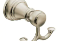 Creative Specialties YB8403NL Weymouth(R) Double Robe Hook in Polished Nickel