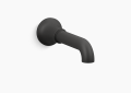 Kohler K-27423-BL Tone(TM) Wall-Mount Bath Spout - Matte Black