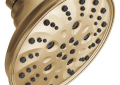 DELTA® 52669-CZ Universal Traditional Raincan Shower Head, 1.75 gpm Maximum, 5 Sprays, 6 in Dia x 4 in H Head, Import