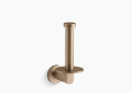 Kohler® 73148-BV 73148 Composed® Vertical Paper Holder, 1 Roll Capacity, 7-1/16 in H, Metal, Vibrant Brushed Bronze