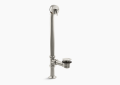 Kohler K-7159-BN Vintage Pop-up Bath Drain for Above-the-floor and Free-standing Installations - Vibrant Brushed Nickel