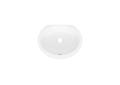 VIA UB-KAA-46-IO Kaali Oval 18-3/4" Undermount Lavatory Sink with Internal Overflow Hole - Standard White