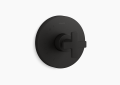 Kohler K-TS73115-3-BL Composed(R) Rite-Temp(R) Valve Trim with Cross Handle - Matte Black