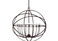 Crystorama 9229-EB Solaris 9 Light Sphere Chandelier - English Bronze