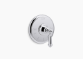 Kohler K-T72769-4-CP Artifacts Thermostatic Valve Trim with Lever Handle - Polished Chrome