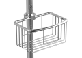 RIOBEL 275C Riobel Cross Collection Basket Shower Corner Edwardian, Chrome, Import