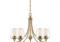 Savoy House 1-4032-5-322 Octave 5-Light Chandelier in Warm Brass