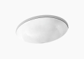 Kohler K-14218-FP1-0 Sartorial(TM) Paisley Caxton(R) Oval Undermount Bathroom Sink - French Paisley